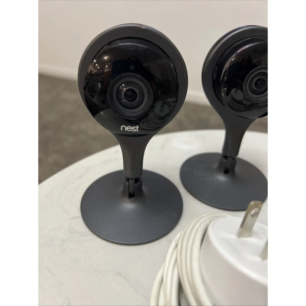 Google Nest Security Camera Indoor Cam A0005 Black Tested Working Lot‎ of 5